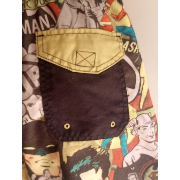 DC Comics Men's Batman Robin Superman Flash Board Shorts Swim Trunks - Size L - Picture 5 of 7
